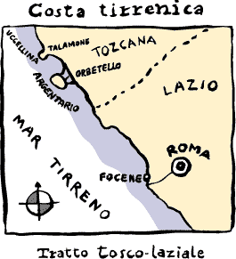 mappa costa